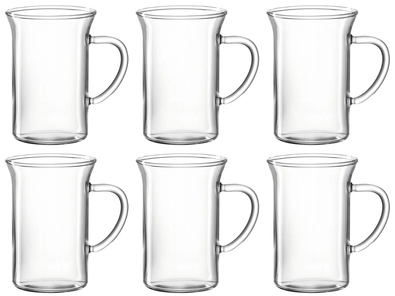 Montana Theeglazen - Hittebestendig Glas - 260 Ml - 6 Stuks