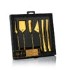 Laguiole Style De Vie Kaasmes En Botermes Goud - 6 Stuks -Goedkope Keuken Benodigdheden SDVCheese6Gold