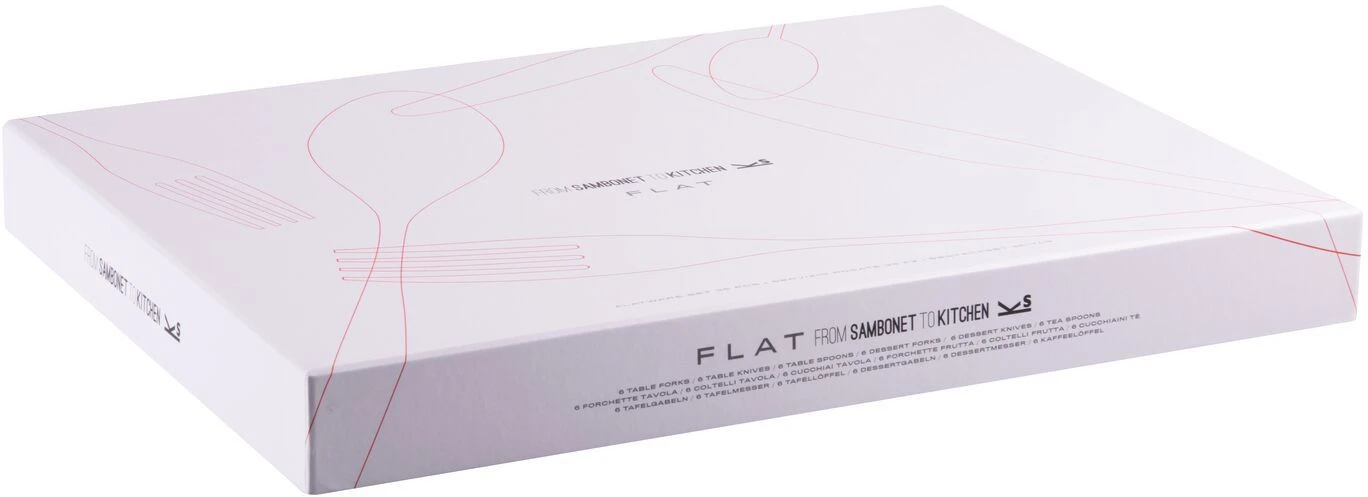 Sambonet Bestekset Flat - Champagne - 36 delig / 6 personen Sambonet Bestekset Flat - Champagne - 36 Delig / 6 Personen -Goedkope Keuken Benodigdheden Sambonet Bestekset Flat