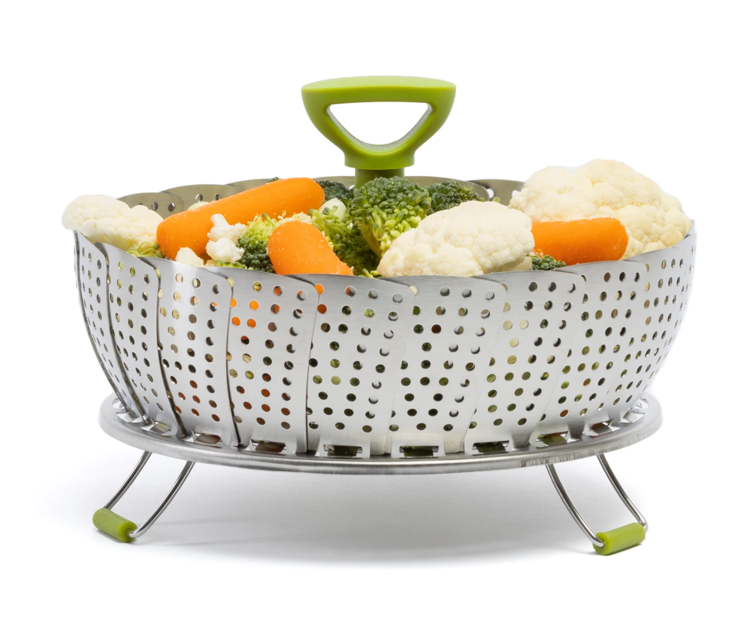 Sareva Stoommandje - RVS - verstelbaar van ø 17 - 27 cm Sareva Stoommandje - RVS - Verstelbaar Van ø 17 - 27 Cm -Goedkope Keuken Benodigdheden Sareva Stoommandje RVS 17 27 cm