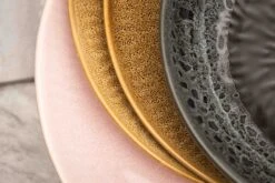 Jay Hill Serviesset Alderney - 4-delig - Bruin/Geel -Goedkope Keuken Benodigdheden Set 2 Sfeer Eilanden Klein 2 4