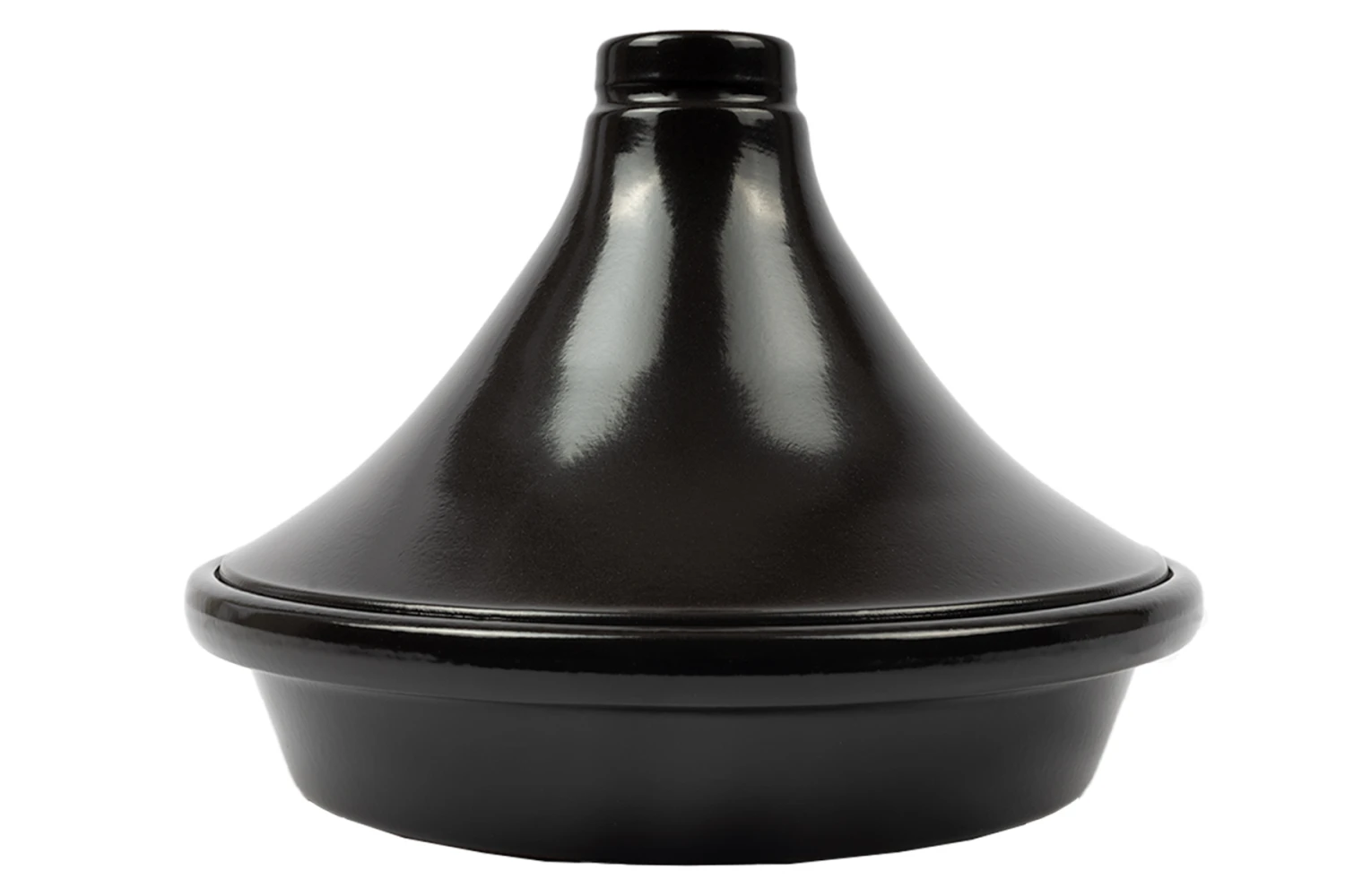Cookinglife Tajine Regas - Aardewerk - Zwart - ø 32 cm / 3 liter Cookinglife Tajine Regas - Aardewerk - Zwart - ø 32 Cm / 3 Liter -Goedkope Keuken Benodigdheden Tajine zwart CL