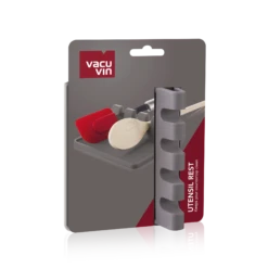 Vacu Vin Lepelhouder - Grijs 4 Vacu Vin Lepelhouder - Grijs -Goedkope Keuken Benodigdheden UtensilRest Grey Packshot VV9
