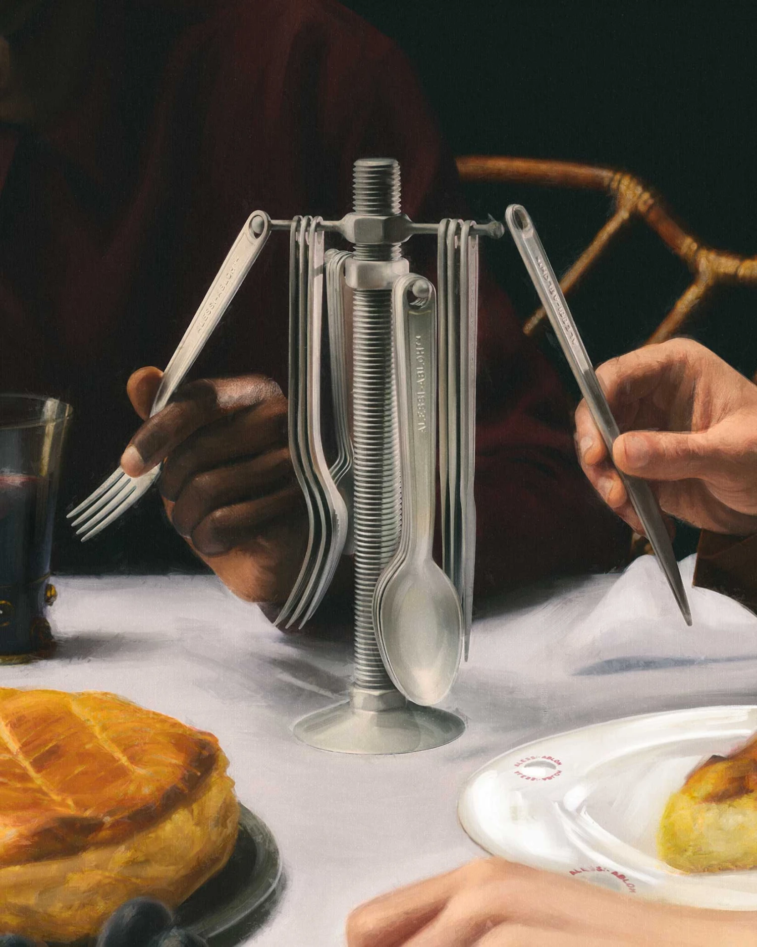 Alessi Bestekset Conversational Objects - VA02S4 - 4-delig - door Virgil Abloh Alessi Bestekset Conversational Objects - VA02S4 - 4-delig - Door Virgil Abloh -Goedkope Keuken Benodigdheden VA02 VA02 SET 02 1