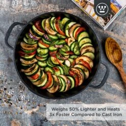 Westinghouse Hapjespan Performance - Blissful Black - ø 28 Cm / 4.1 Liter - Standaard Anti-aanbaklaag -Goedkope Keuken Benodigdheden WCCC0095L28BK 2