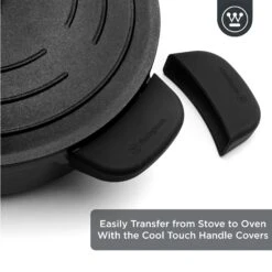 Westinghouse Hapjespan Performance - Blissful Black - ø 28 Cm / 4.1 Liter - Standaard Anti-aanbaklaag -Goedkope Keuken Benodigdheden WCCC0095L28BK 5