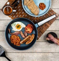 Westinghouse Koekenpan Performance - Bravery Blue - ø 24 Cm - Standaard Anti-aanbaklaag -Goedkope Keuken Benodigdheden WCFP0095024BL 8