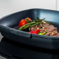Westinghouse Grillpan Performance - Bravery Blue - 28 X 28 Cm - Standaard Anti-aanbaklaag -Goedkope Keuken Benodigdheden WCFP0095G28BL 7