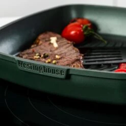 Westinghouse Grillpan Performance - Gracious Green - 28 X 28 Cm - Standaard Anti-aanbaklaag 5 Westinghouse Grillpan Performance - Gracious Green - 28 X 28 Cm - Standaard Anti-aanbaklaag -Goedkope Keuken Benodigdheden WCFP0095G28SG 9