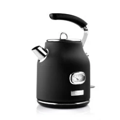Westinghouse Waterkoker Retro Collections - 2200 W - Liquorice Black - 1.7 Liter - WKWKH148BK -Goedkope Keuken Benodigdheden WKWK148BK Retro Kettle 1