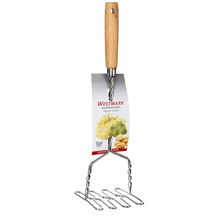 Westmark Pureestamper Hout 24 cm Westmark Pureestamper Hout 24 Cm -Goedkope Keuken Benodigdheden Westmark Aardappelstamper Hout 2