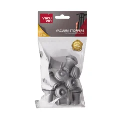 Vacu Vin Wijnstopper Vacuum Wine Stopper - Grijs - 10 Stuks 5 Vacu Vin Wijnstopper Vacuum Wine Stopper - Grijs - 10 Stuks -Goedkope Keuken Benodigdheden WineStoppers SetOf10 VV9 V2