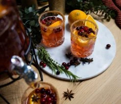 Jay Hill Snijplank / Serveerplank / Borrelplank Marmer - Grijs - ø 30 Cm -Goedkope Keuken Benodigdheden Winterse cocktail 10