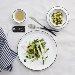 ASA Espresso Kop En Schotel A Table Ligne Noire 70 Ml -Goedkope Keuken Benodigdheden a table ligne noire 6