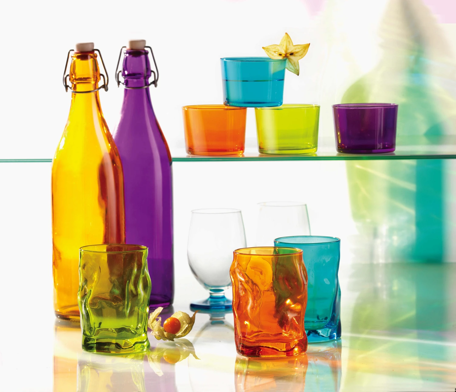 Bormioli Rocco Beugelfles / Weckfles Giara - Lichtblauw - 1 liter Bormioli Rocco Beugelfles / Weckfles Giara - Lichtblauw - 1 Liter -Goedkope Keuken Benodigdheden a000836 3