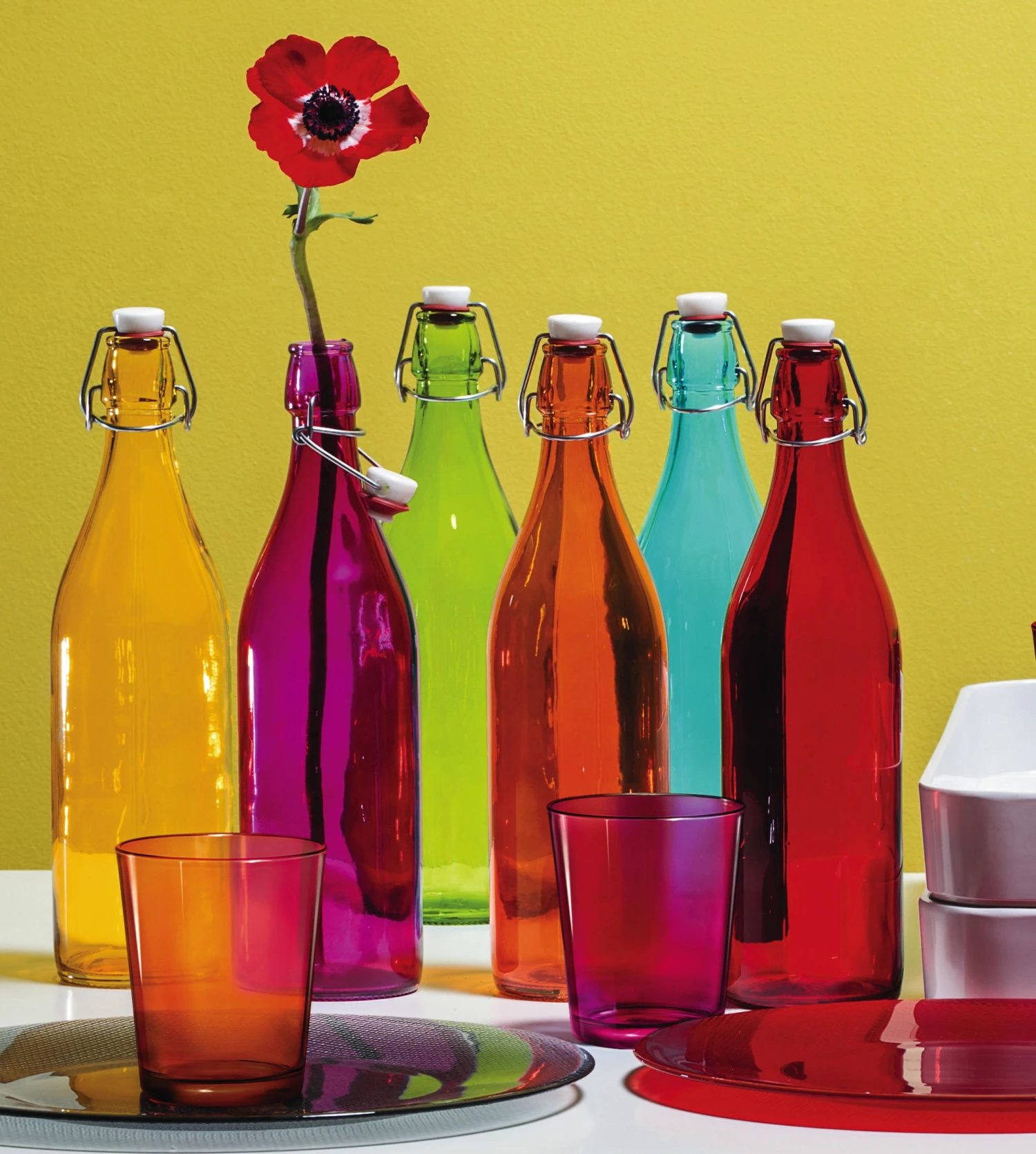 Bormioli Rocco Beugelfles / Weckfles Giara - Lichtblauw - 1 liter Bormioli Rocco Beugelfles / Weckfles Giara - Lichtblauw - 1 Liter -Goedkope Keuken Benodigdheden a001664 11