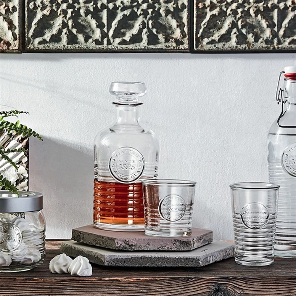 Bormioli Rocco Whiskey Karaf Officina 1825 - Transparant - 1 liter Bormioli Rocco Whiskey Karaf Officina 1825 - Transparant - 1 Liter -Goedkope Keuken Benodigdheden a officina1825 2