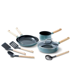 Greenpan Pannenset Met Keukenhulpjes Mayflower - 4 Delige Set