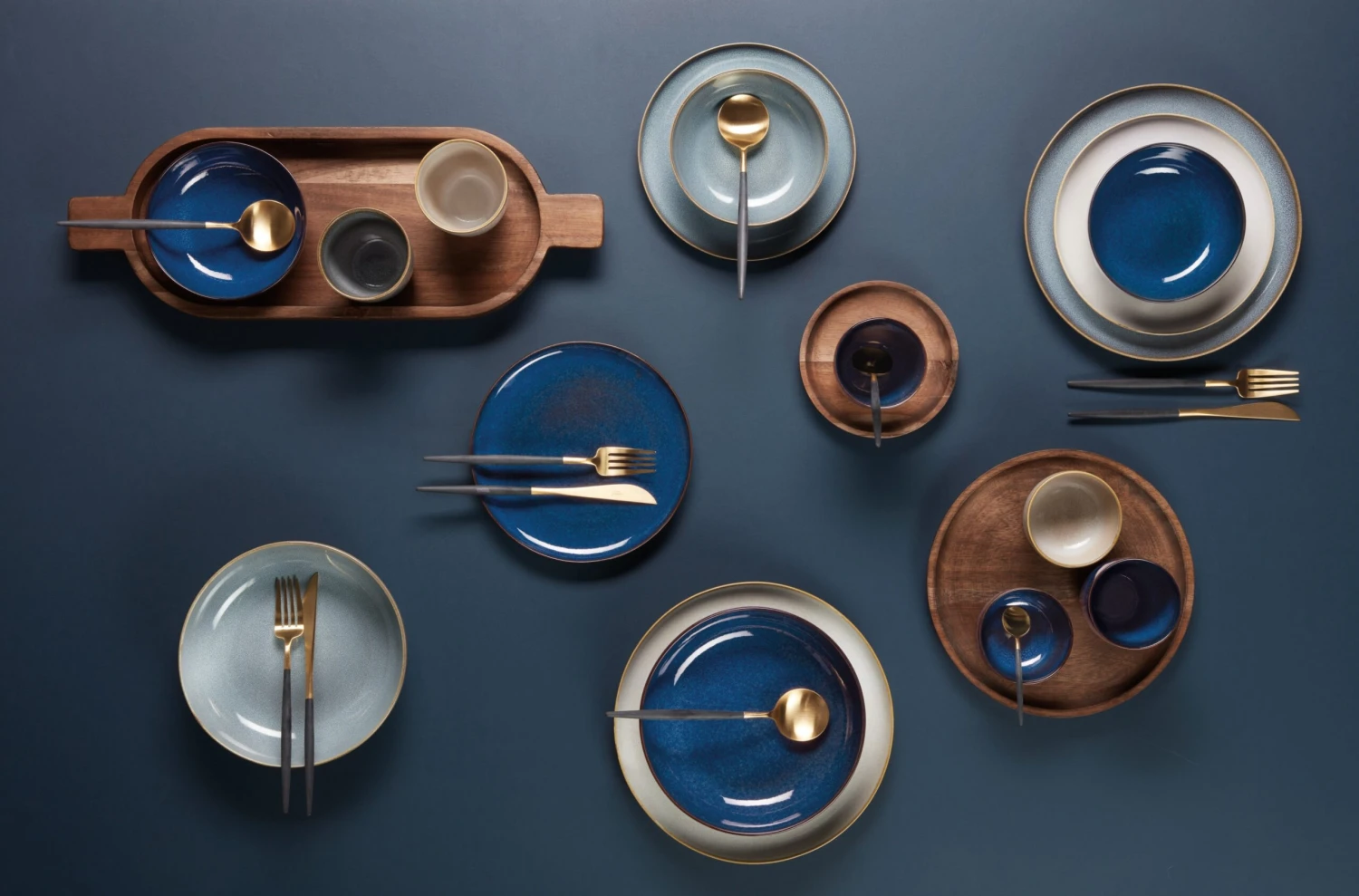 ASA Selection Dinerbord Saisons Midnight Blue ø 27 cm ASA Selection Dinerbord Saisons Midnight Blue ø 27 Cm -Goedkope Keuken Benodigdheden asa selection 1 scaled