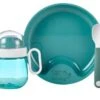 Mepal Babyservies Mio Deep Turquoise 3-Delig -Goedkope Keuken Benodigdheden babyservies mio 3 delig deep turquoise