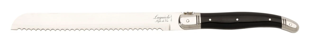 Laguiole Style De Vie Broodmes Zwart Met Stokbroodplank Laguiole Style De Vie Broodmes Zwart Met Stokbroodplank -Goedkope Keuken Benodigdheden broodmes zwart los gr 1