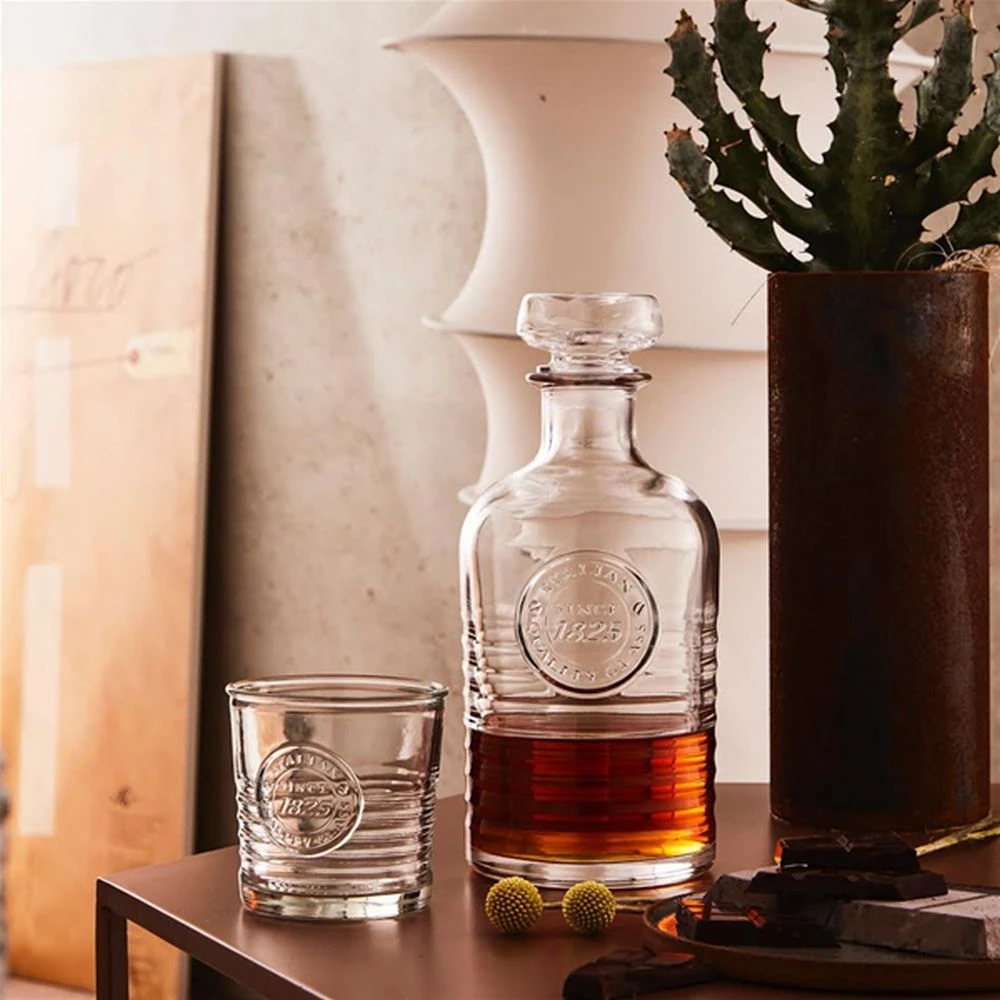 Bormioli Rocco Whiskey Karaf Officina 1825 - Transparant - 1 liter Bormioli Rocco Whiskey Karaf Officina 1825 - Transparant - 1 Liter -Goedkope Keuken Benodigdheden