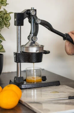 Sareva Citruspers - Gietijzer - Hevelmodel - Zwart -Goedkope Keuken Benodigdheden citruspers 5