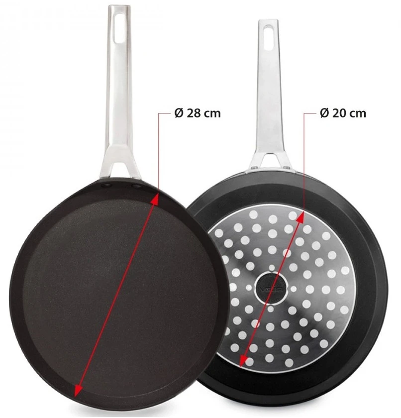 Valira Pannenkoekenpan Aire - ø 28 cm - standaard anti-aanbaklaag Valira Pannenkoekenpan Aire - ø 28 Cm - Standaard Anti-aanbaklaag -Goedkope Keuken Benodigdheden crepepan2