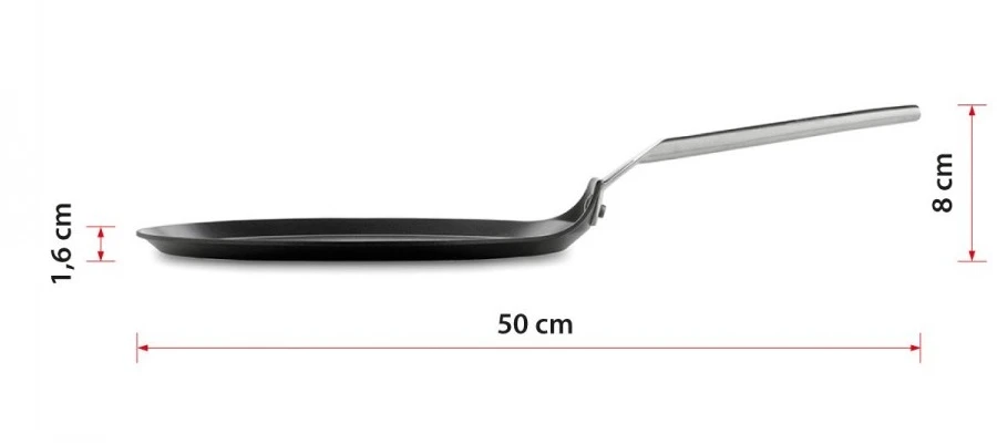Valira Pannenkoekenpan Aire - ø 28 cm - standaard anti-aanbaklaag Valira Pannenkoekenpan Aire - ø 28 Cm - Standaard Anti-aanbaklaag -Goedkope Keuken Benodigdheden crepepan3