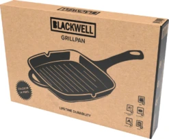 Blackwell Grillpan - Gietijzer - 23 X 23 Cm - Zonder Anti-aanbaklaag -Goedkope Keuken Benodigdheden grill zwart Package New