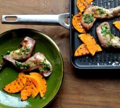 Valira Grillpan Aire Met Handgrepen - 23 X 23 Cm - Standaard Anti-aanbaklaag -Goedkope Keuken Benodigdheden grillpansfeerfoto3 1