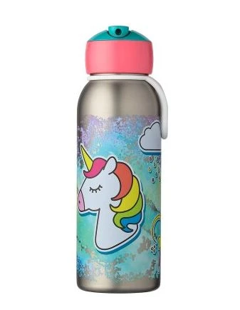 Mepal Schoolbeker Flip-up Campus Unicorn 350 ml Mepal Schoolbeker Flip-up Campus Unicorn 350 Ml -Goedkope Keuken Benodigdheden isoleerfles flip up campus 350 ml unicorn