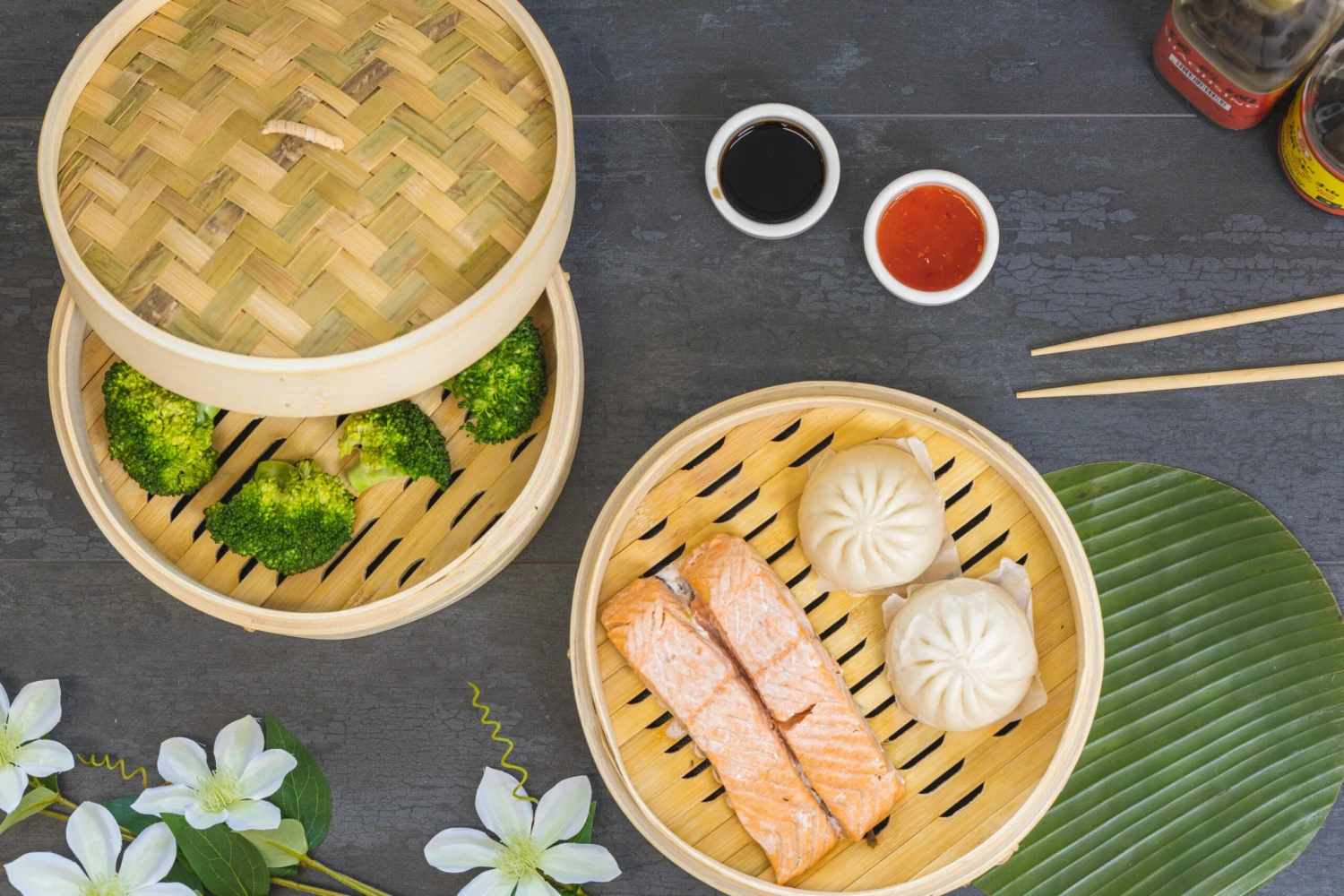 Sareva Stoommandje - Bamboe - 2-laags - ø 25 cm Sareva Stoommandje - Bamboe - 2-laags - ø 25 Cm -Goedkope Keuken Benodigdheden item 13 3 scaled