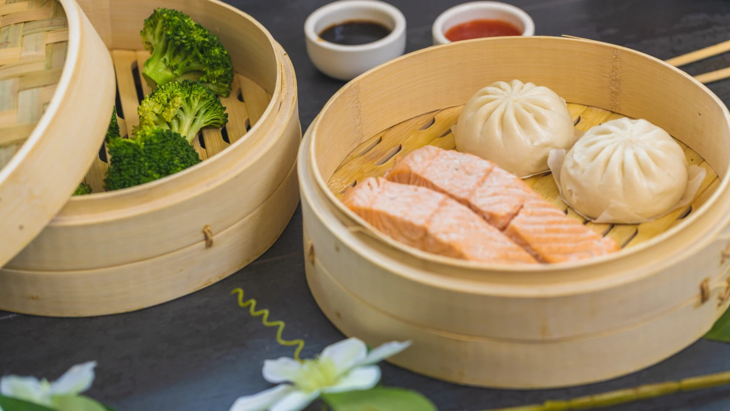 Sareva Stoommandje - Bamboe - 2-laags - ø 25 cm Sareva Stoommandje - Bamboe - 2-laags - ø 25 Cm -Goedkope Keuken Benodigdheden item 14 1 scaled