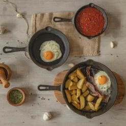 Blackwell Koekenpan - Gietijzer - ø 20 Cm - Zonder Anti-aanbaklaag -Goedkope Keuken Benodigdheden jh gietijzer 002 2 1