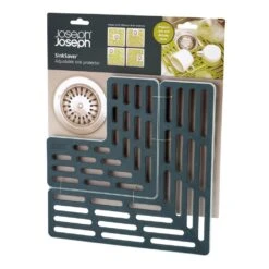 Joseph Joseph Aanpasbare Gootsteenmat Sink Saver Grijs 2 Stuks -Goedkope Keuken Benodigdheden joseph joseph gootsteenmat sink saver grijs