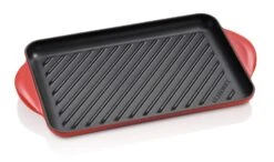 Le Creuset Grillplaat Tradition - Kersenrood - 38.5 X 22 Cm