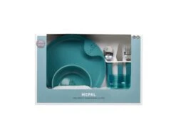 Mepal Kinderservies Mio Deep Turquoise 6-Delig -Goedkope Keuken Benodigdheden kinderservies mepal mio 6 delig deep turquoise 1