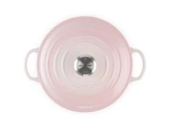 Le Creuset Braadpan Signature - Marmite - Shell Pink - ø 24 Cm / 3.1 Liter -Goedkope Keuken Benodigdheden le creuset braadpan marmite shell pink 24cm 1