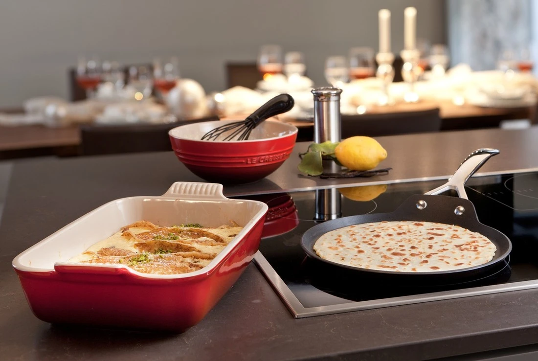 Le Creuset Pannenkoekenpan Les Forgées TNS - ø 24 cm - standaard anti-aanbaklaag Le Creuset Pannenkoekenpan Les Forgées TNS - ø 24 Cm - Standaard Anti-aanbaklaag -Goedkope Keuken Benodigdheden le creuset pannenkoekenpan sfeer 1