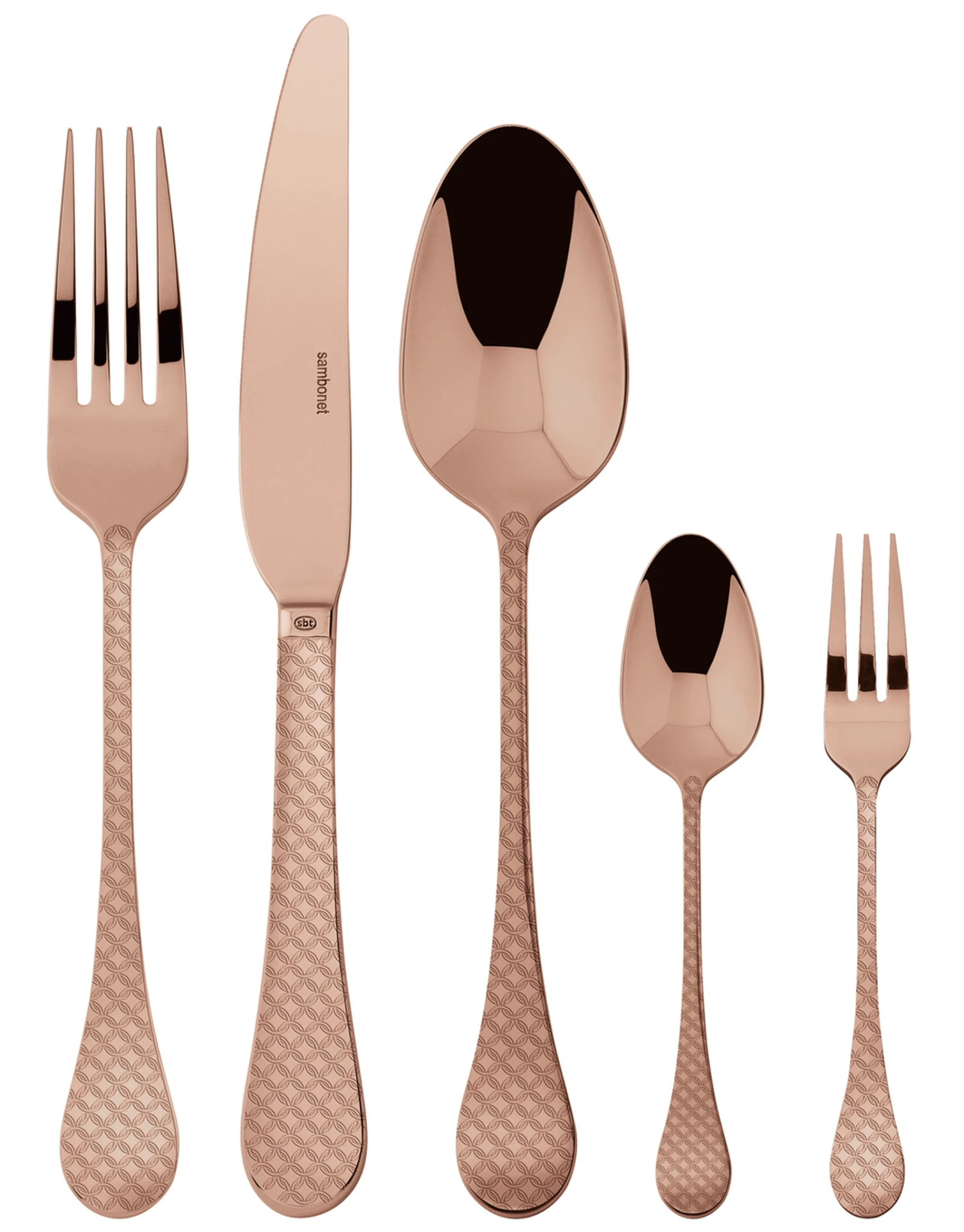 Sambonet Bestekset Taormina - Koper - 30 delig / 6 personen Sambonet Bestekset Taormina - Koper - 30 Delig / 6 Personen -Goedkope Keuken Benodigdheden master 11