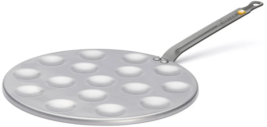 De Buyer Poffertjespan Mineral B - ø 27 cm - 15 poffertjes - zonder antiaanbaklaag De Buyer Poffertjespan Mineral B - ø 27 Cm - 15 Poffertjes - Zonder Antiaanbaklaag -Goedkope Keuken Benodigdheden poele a poffertjes mini blinis mineral b 1