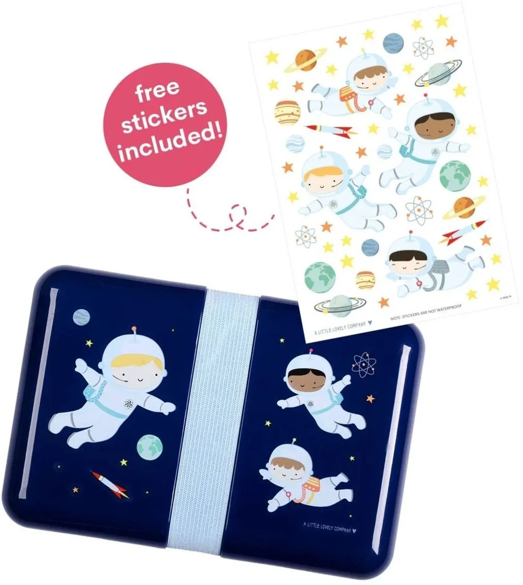 A Little Lovely Company Lunchbox - Astronauten A Little Lovely Company Lunchbox - Astronauten -Goedkope Keuken Benodigdheden sbasbu35 lr 4 lunch box astronauts