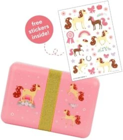 A Little Lovely Company Lunchbox - Paard -Goedkope Keuken Benodigdheden sblhpi11 lr 3 lunch box horse 2