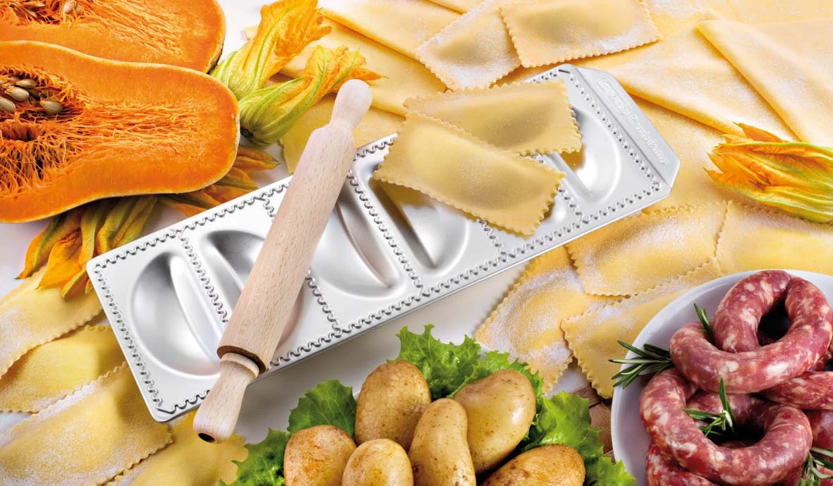 Imperia Ravioli Maker Met Deegroller 6 Vaks Imperia Ravioli Maker Met Deegroller 6 Vaks -Goedkope Keuken Benodigdheden sorrisi ambi 2ok