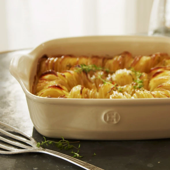 Emile Henry Ovenschaal - Grand Cru- 28 x 23 cm / 1.8 liter Emile Henry Ovenschaal - Grand Cru- 28 X 23 Cm / 1.8 Liter -Goedkope Keuken Benodigdheden square oven dish 5 1