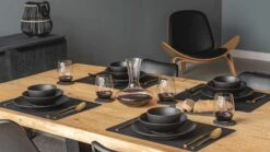 Studio Tavola Kommen Black Tie ø 14 Cm - 6 Stuks -Goedkope Keuken Benodigdheden tafel03 1 4